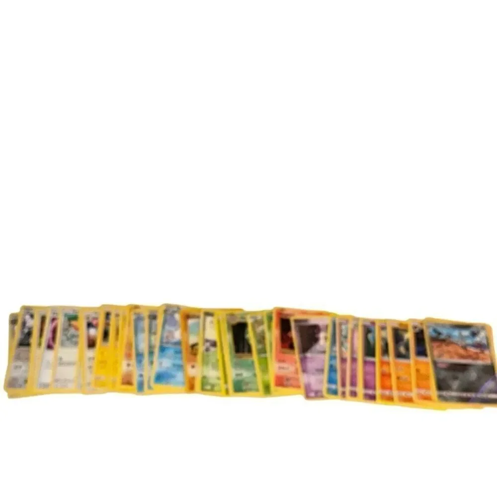 42 Pokemon Random Multicolor cards No Duplicates 42 Cards